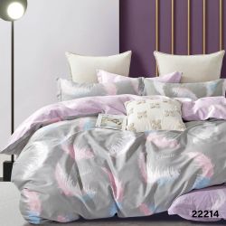Комплект постільної білизни Viluta Двоспальний Ранфорс 22214 з простирадлом на резинці 160х200