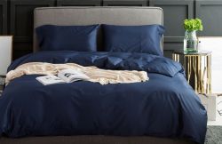 Сатин однотонний CLASSIC BLUE, №4052 (Полуторний)