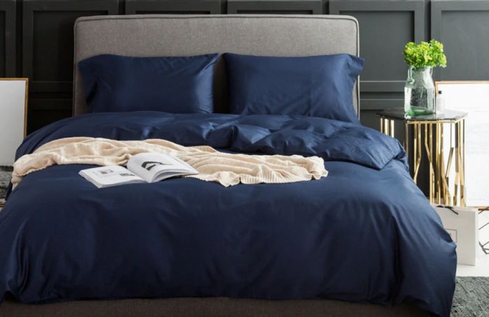 Сатин однотонний CLASSIC BLUE, №4052 (Полуторний)