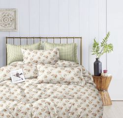 Трояндовий сад, сатин (Полуторний)