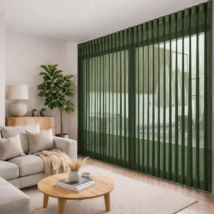 Мультиштори 3 в 1 вертикальні тканинні Темно-зелений