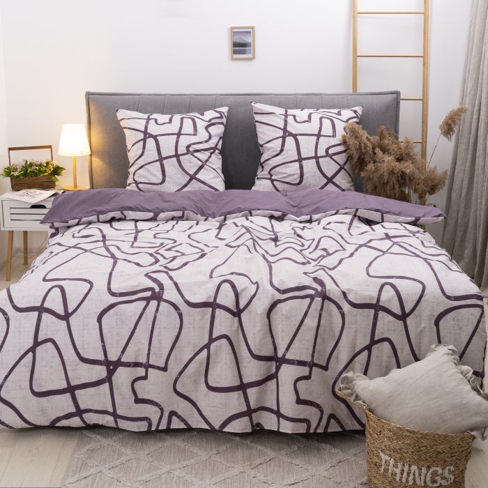 Комплект постільної білизни Viluta Євро Ранфорс 24254