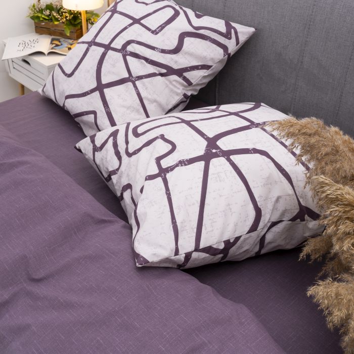Комплект постільної білизни Viluta Євро Ранфорс 24254