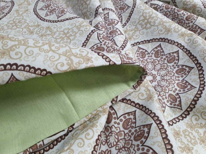 Етно салат, ранфорс нав 50*70(двостор.) (Полуторний)