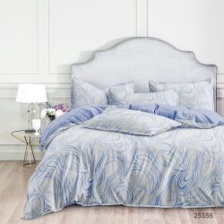 Комплект постільної білизни Viluta Двоспальний Ранфорс 25355 з простирадлом на резинці 160х200