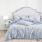 Комплект постільної білизни Viluta Двоспальний Ранфорс 25355 з простирадлом на резинці 160х200