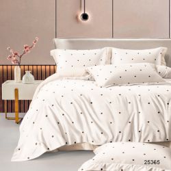 Комплект постільної білизни Viluta Двоспальний Ранфорс 25365 з простирадлом на резинці 160х200