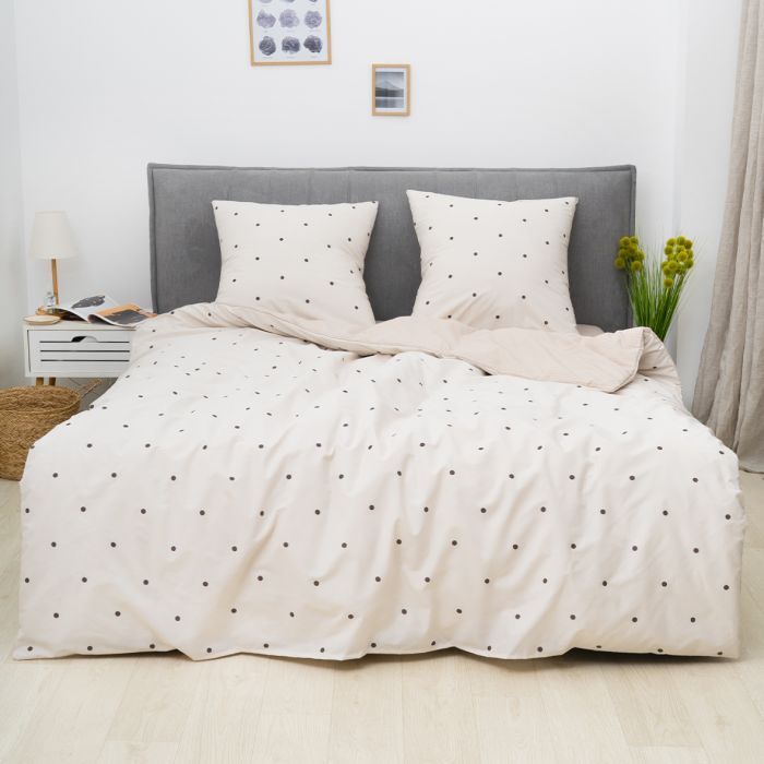 Комплект постільної білизни Viluta Двоспальний Ранфорс 25365 з простирадлом на резинці 160х200