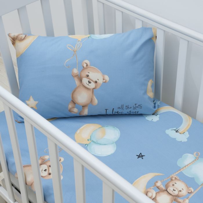 Комплект постільної білизни Viluta Дитячий Ранфорс 25415 Блакитний