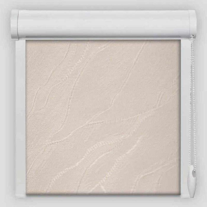 Рулонна штора Woda закритого типу Молочний