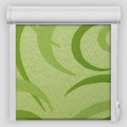 Рулонна штора Фестиваль закритого типу Зелений