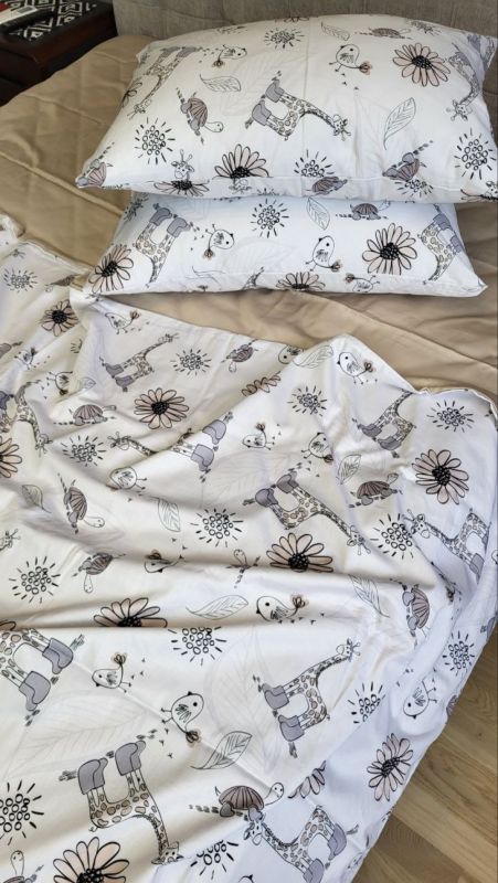 Сатин PREMIUM, ZOO Двустор. (Полуторний)