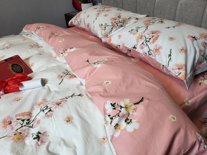 Adagio coral, cotton підк. цільн., нав 50*70см (Полуторний)