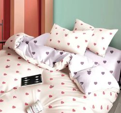 Сердечка мікс, ранфорс (Полуторний)