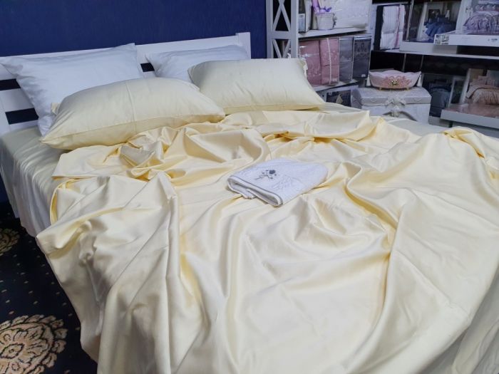 Сатин однотонний CHAMPAGNE, №081 (Полуторний)