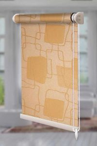 Рулонна штора Топаз відкритого типу Персиковий