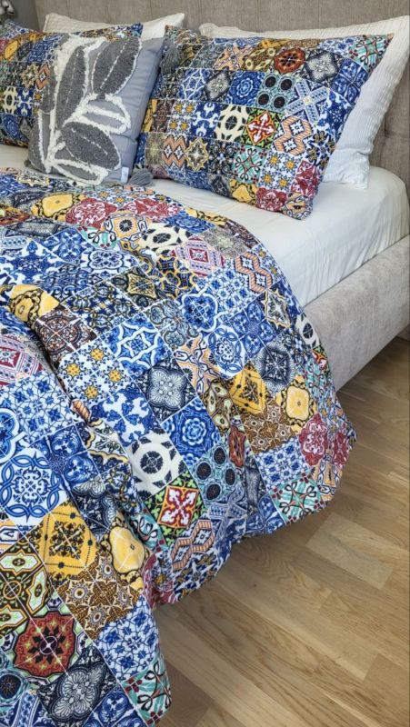 Мозаїка NEW/шампань, Turkish flannel (Полуторний)