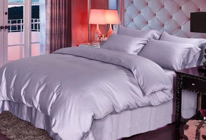 Сатин однотонний LAVANDER, №3220 (Полуторний)