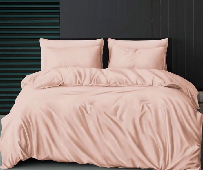 Персиковий, ранфорс (Полуторний)