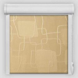 Рулонна штора Топаз закритого типу Світло-жовтий