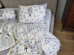 Блакить, cotton підк. Цільн. (Полуторний)