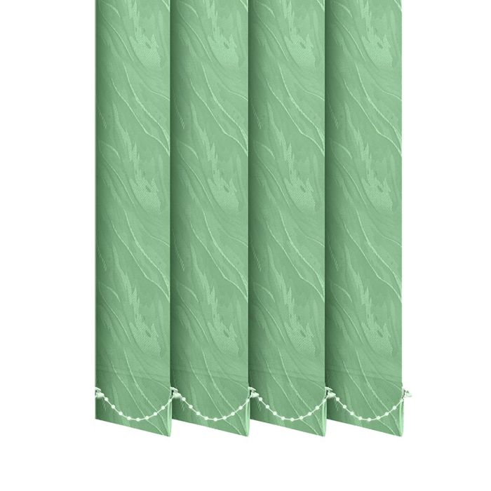 Жалюзі на вікно Сандра вертикальні 89 мм тканинні Салатовий