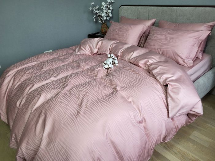 Сатин JACQUARD, WAVE POWDER (Полуторний)