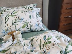 Сатин PREMIUM, LILI підк Цільн., 70/70-двост. нав. (Полуторний)