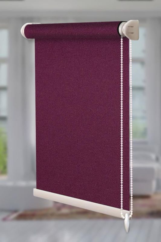 Рулонна штора Berlin відкритого типу Бузковий