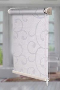 Рулонна штора Акант відкритого типу Білий