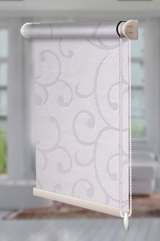 Рулонна штора Акант відкритого типу Білий