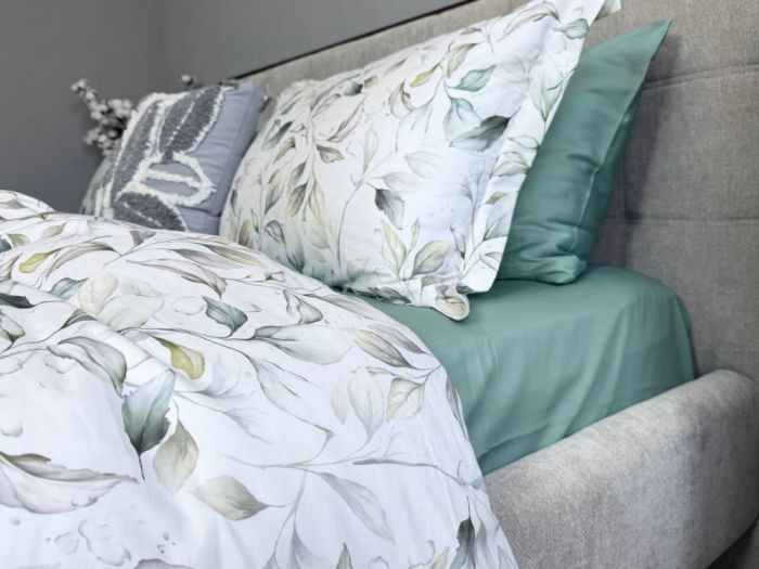 Сатин PREMIUM, HERBALY (Полуторний)