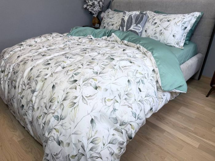 Сатин PREMIUM, HERBALY (Полуторний)