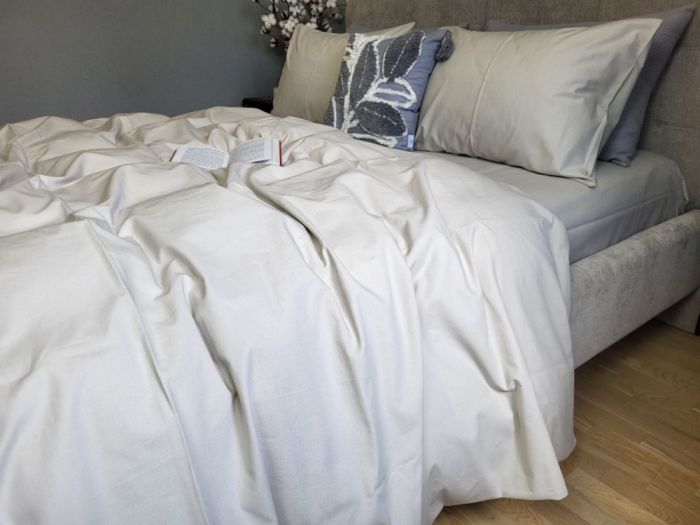 Сіро-бежевий, бязь PREMIUM (Полуторний)