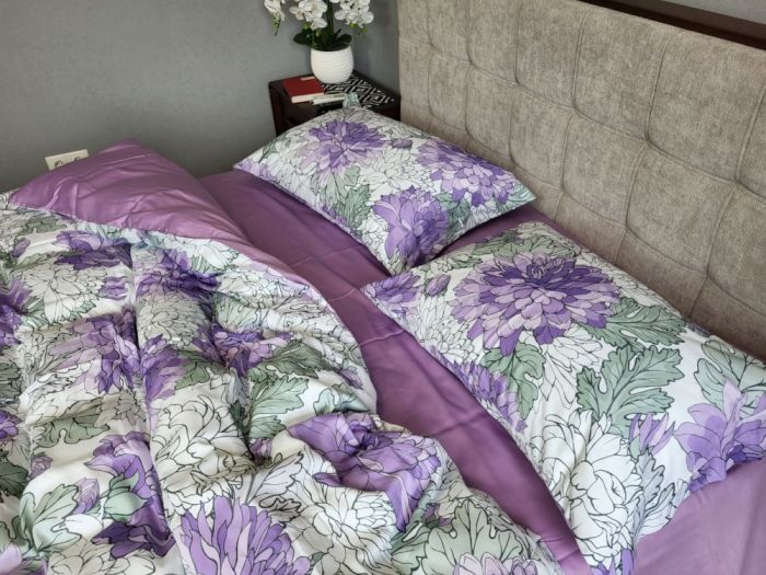 Сатин PREMIUM, BEAUTY (Полуторний)