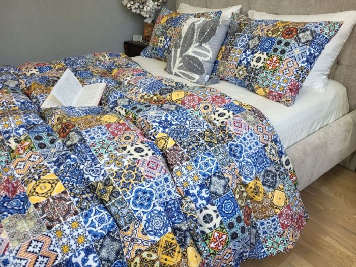 Мозаїка NEW/шампань, Turkish flannel (Полуторний)