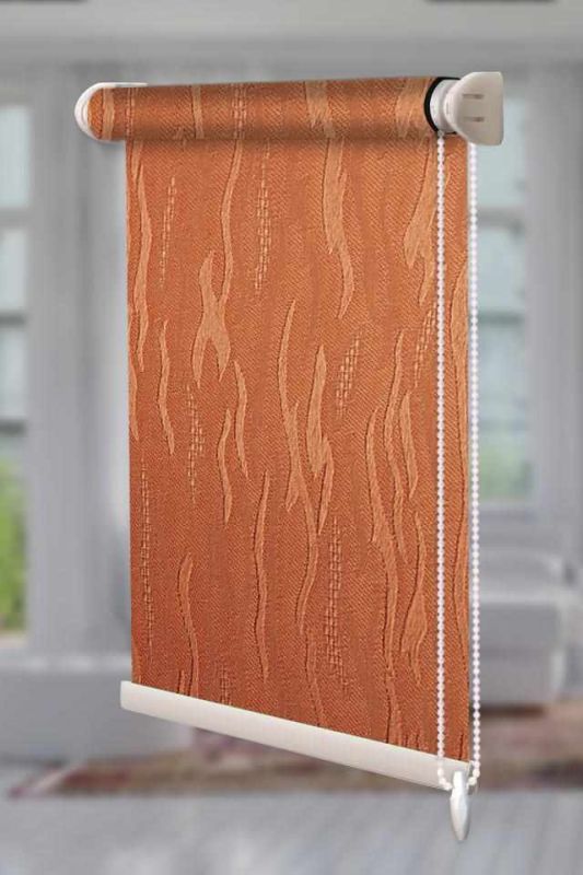 Рулонна штора Lazur відкритого типу Теракотовий