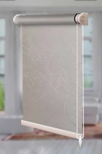 Рулонна штора Шовк відкритого типу Білий