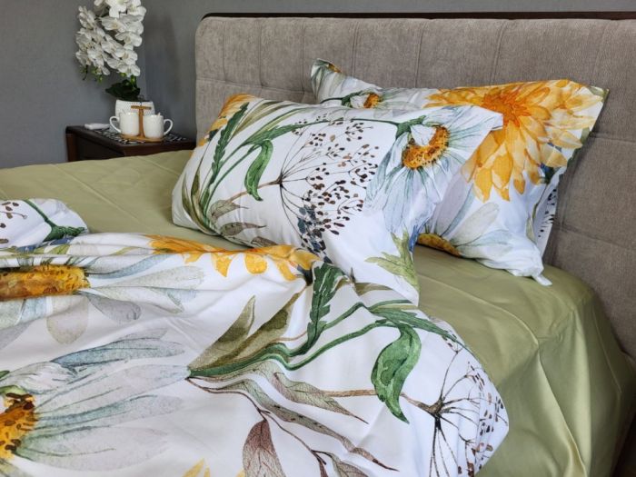 Сатин PREMIUM, SUNSHINE нав 50*70см (Полуторний)