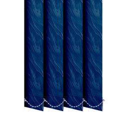 Жалюзі на вікно Сандра вертикальні 89 мм тканинні Синій