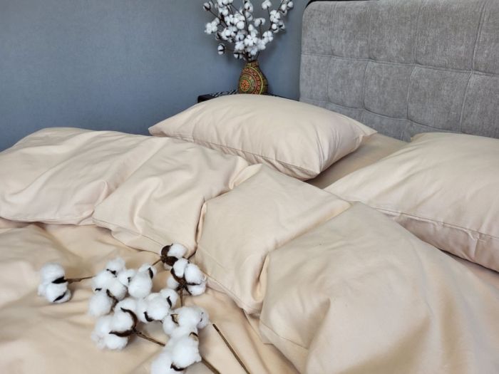 Бежева пастель S109, Turkish flannel (Полуторний)