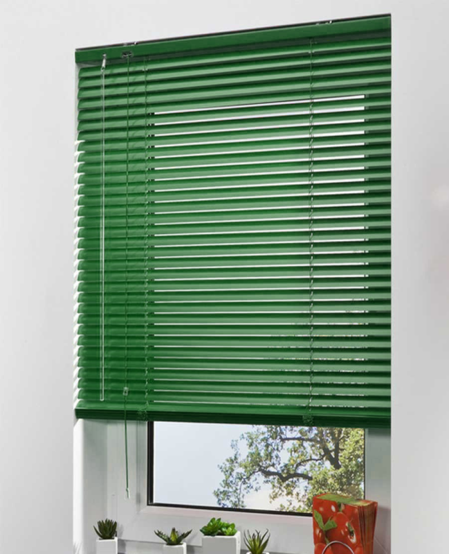 Жалюзі горизонтальні алюмінієві Зелений