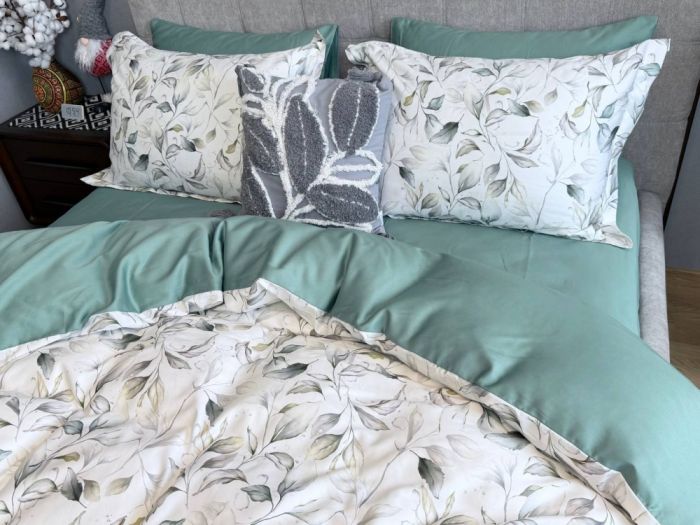 Сатин PREMIUM, HERBALY (Полуторний)