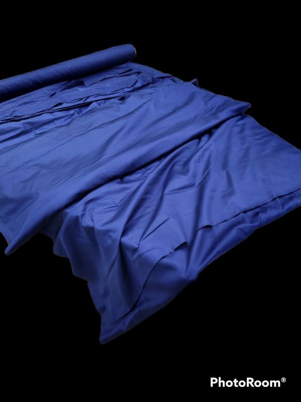 Сатин однотонний CLASSIC BLUE, №4052 (Полуторний)
