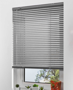 Жалюзі горизонтальні алюмінієві Світло-сірий колір №423