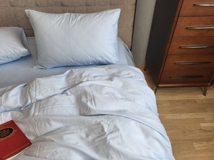 Блакитний, Turkish flannel (Полуторний)