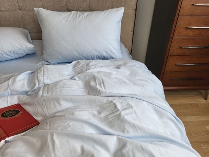 Блакитний, Turkish flannel (Полуторний)