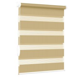 Рулонна штора Secret 20С8 день-ніч відкритого типу Гірчичний