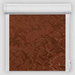 Рулонна штора Шовк закритого типу Коричневий