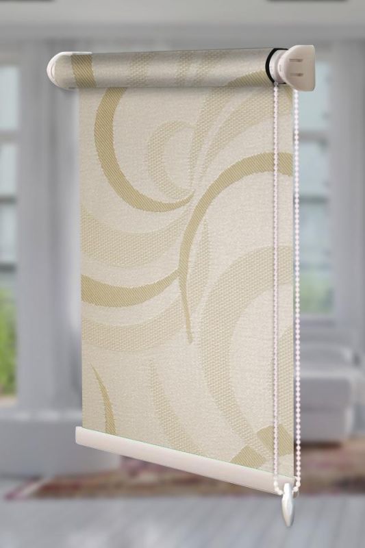 Рулонна штора Фестиваль відкритого типу Бежевий